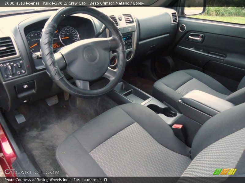 Ebony Interior - 2008 i-Series Truck i-370 LS Crew Cab 