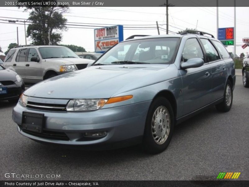 Blue Silver / Gray 2001 Saturn L Series LW300 Wagon