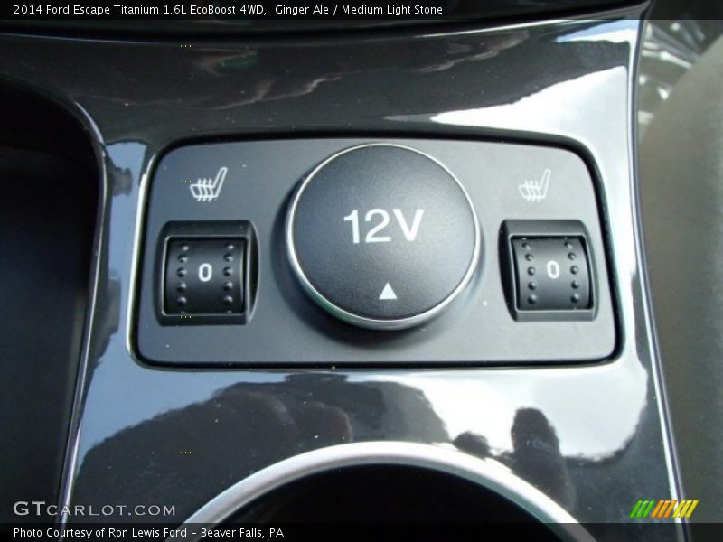 Ginger Ale / Medium Light Stone 2014 Ford Escape Titanium 1.6L EcoBoost 4WD