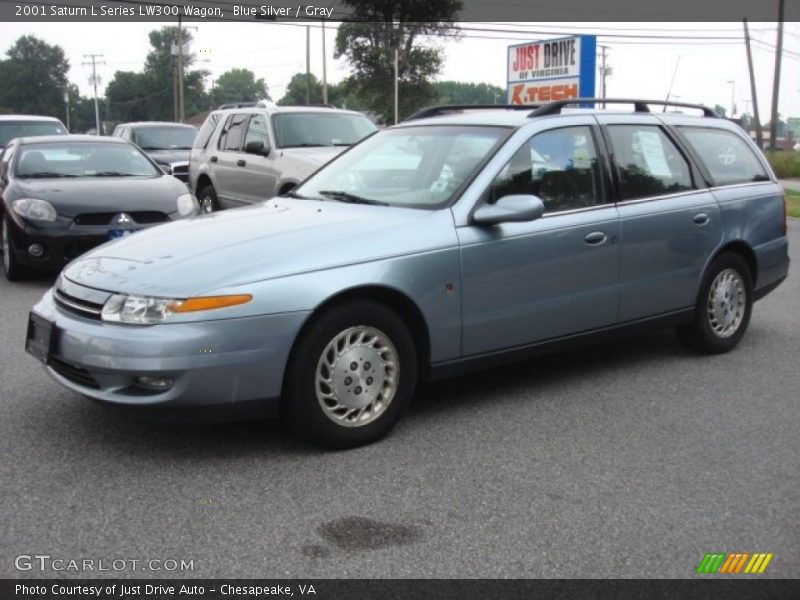 Blue Silver / Gray 2001 Saturn L Series LW300 Wagon