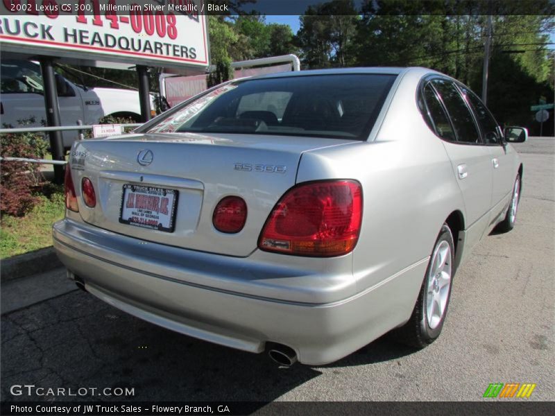 Millennium Silver Metallic / Black 2002 Lexus GS 300