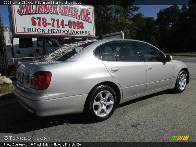 Millennium Silver Metallic / Black 2002 Lexus GS 300