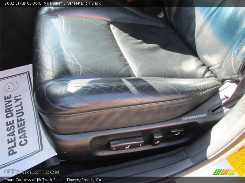 Millennium Silver Metallic / Black 2002 Lexus GS 300