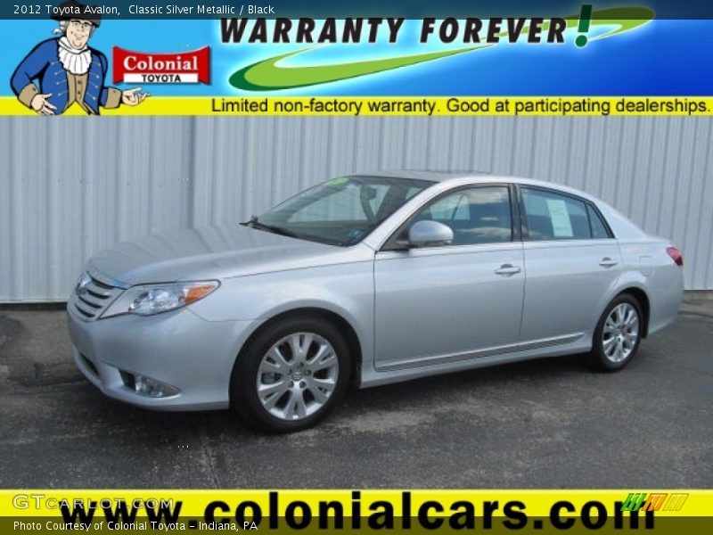 Classic Silver Metallic / Black 2012 Toyota Avalon