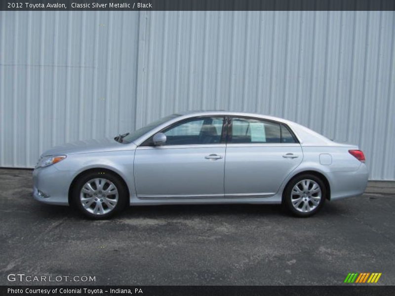 Classic Silver Metallic / Black 2012 Toyota Avalon