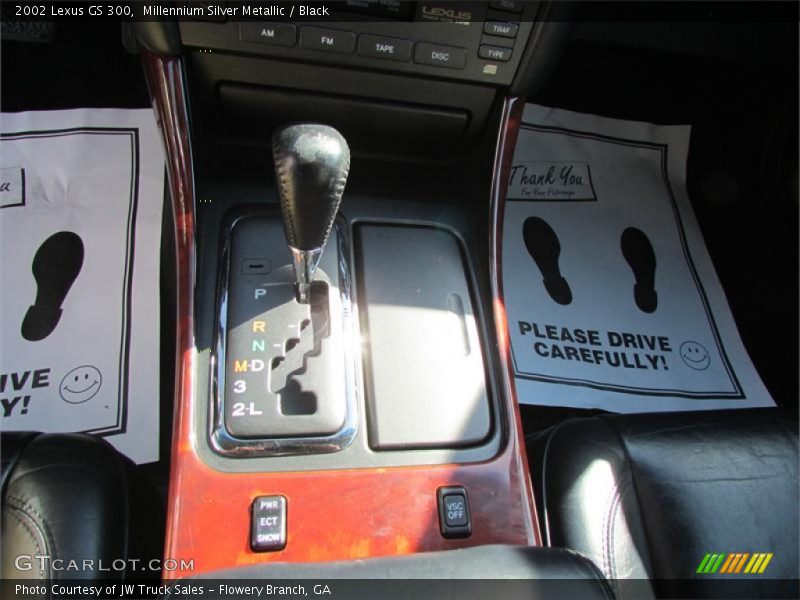 Millennium Silver Metallic / Black 2002 Lexus GS 300