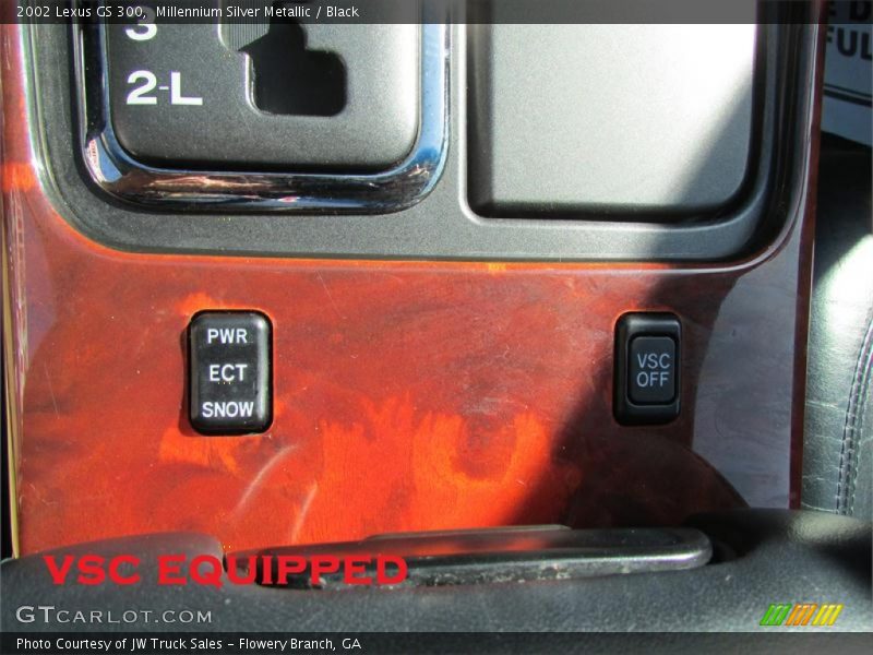 Millennium Silver Metallic / Black 2002 Lexus GS 300