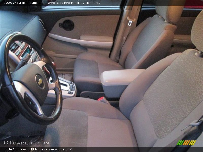 Deep Ruby Red Metallic / Light Gray 2008 Chevrolet Equinox LT