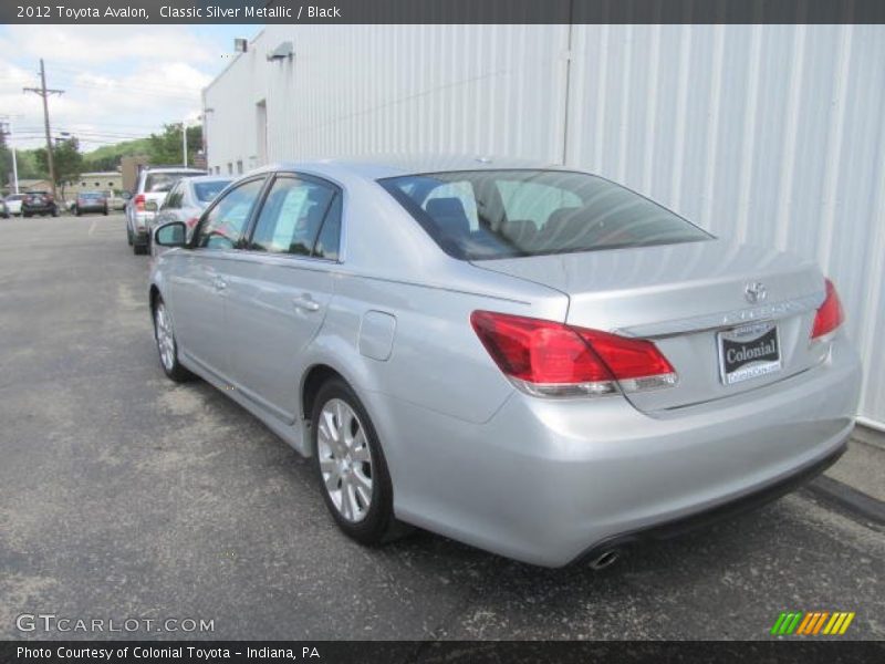 Classic Silver Metallic / Black 2012 Toyota Avalon
