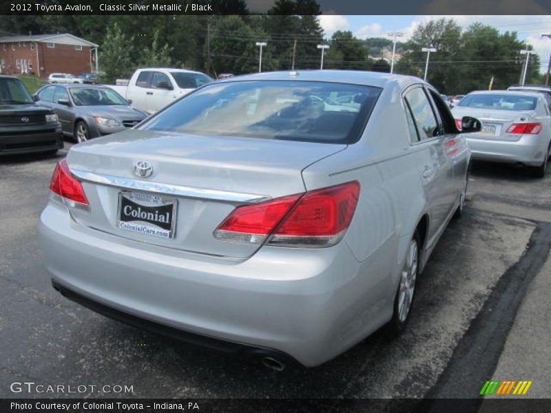Classic Silver Metallic / Black 2012 Toyota Avalon