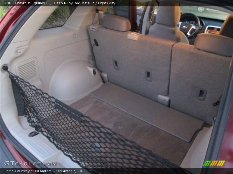 Deep Ruby Red Metallic / Light Gray 2008 Chevrolet Equinox LT