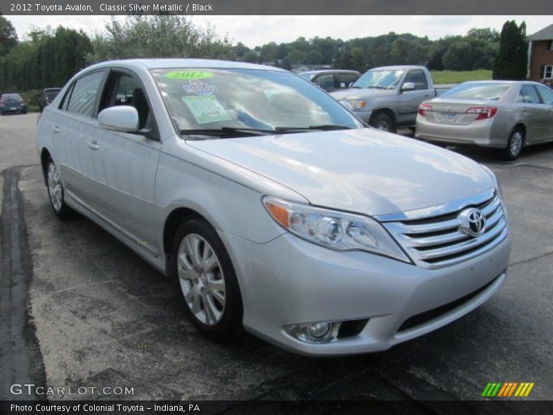 Classic Silver Metallic / Black 2012 Toyota Avalon
