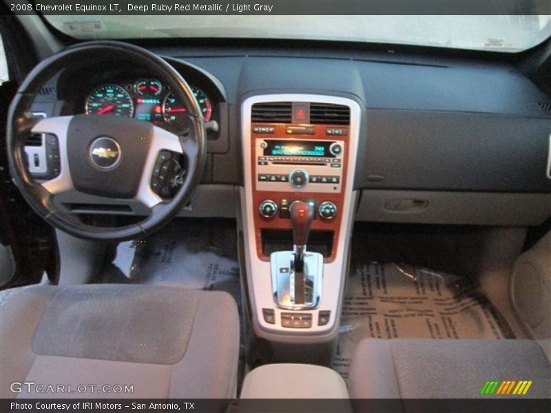 Deep Ruby Red Metallic / Light Gray 2008 Chevrolet Equinox LT