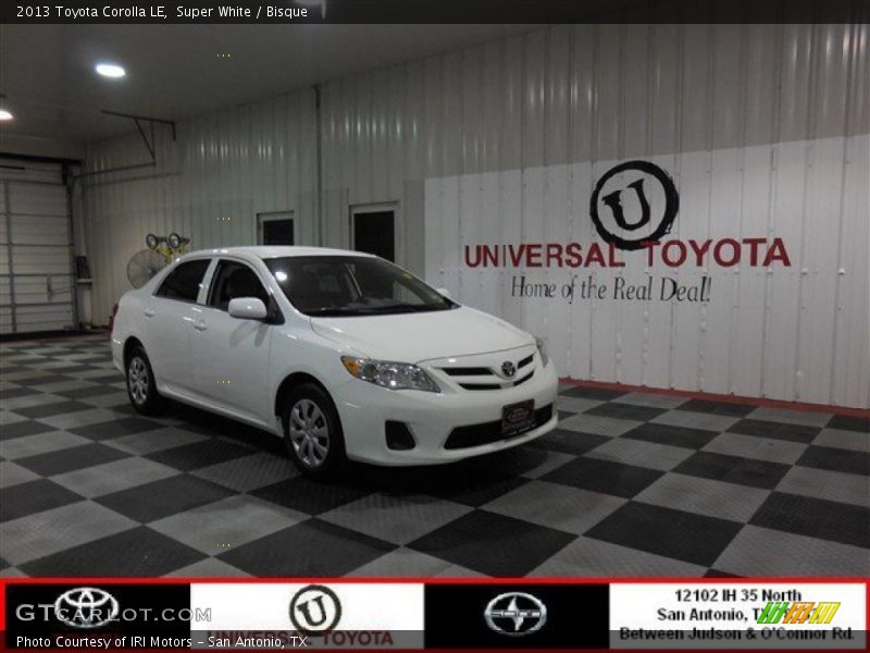 Super White / Bisque 2013 Toyota Corolla LE