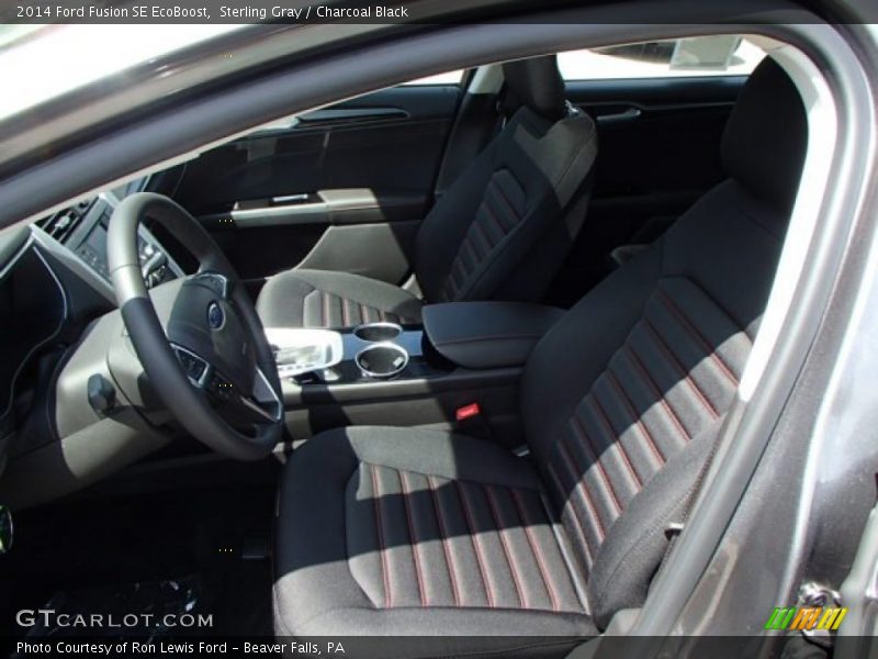 Front Seat of 2014 Fusion SE EcoBoost