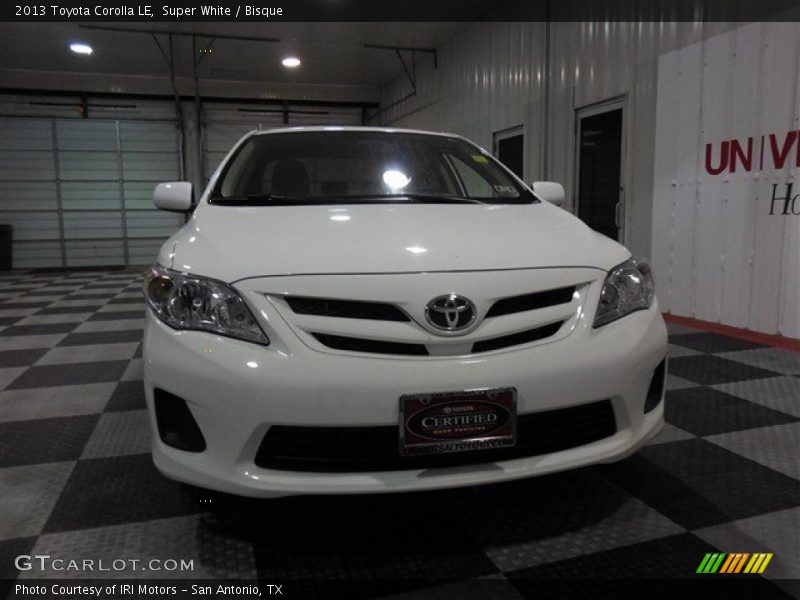 Super White / Bisque 2013 Toyota Corolla LE