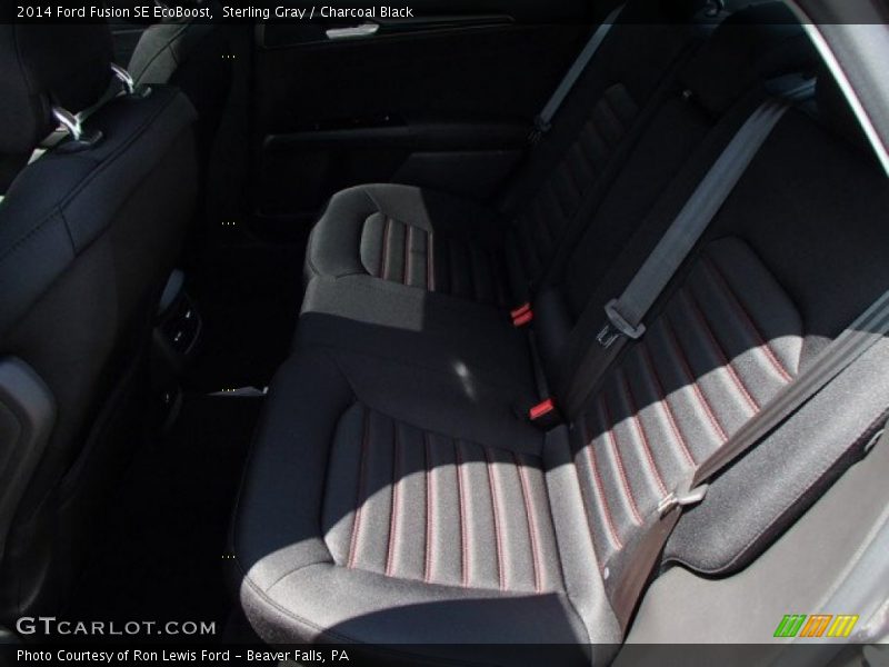Rear Seat of 2014 Fusion SE EcoBoost
