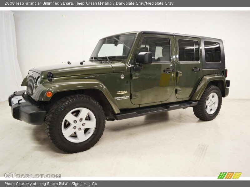 Jeep Green Metallic / Dark Slate Gray/Med Slate Gray 2008 Jeep Wrangler Unlimited Sahara