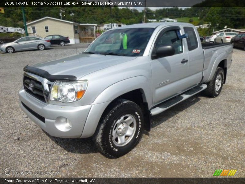Silver Streak Mica / Graphite Gray 2008 Toyota Tacoma V6 Access Cab 4x4