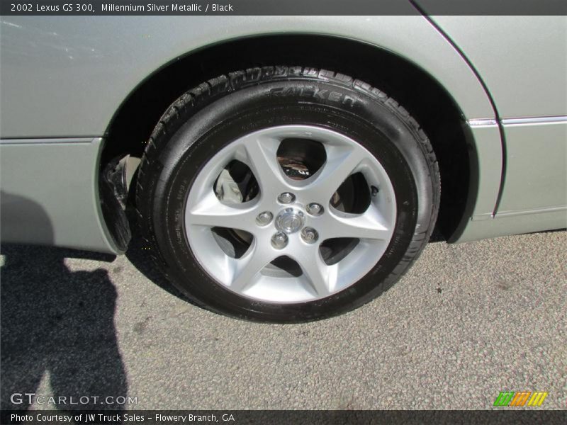 Millennium Silver Metallic / Black 2002 Lexus GS 300