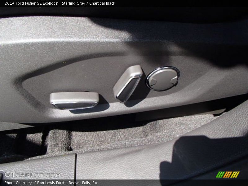 Sterling Gray / Charcoal Black 2014 Ford Fusion SE EcoBoost