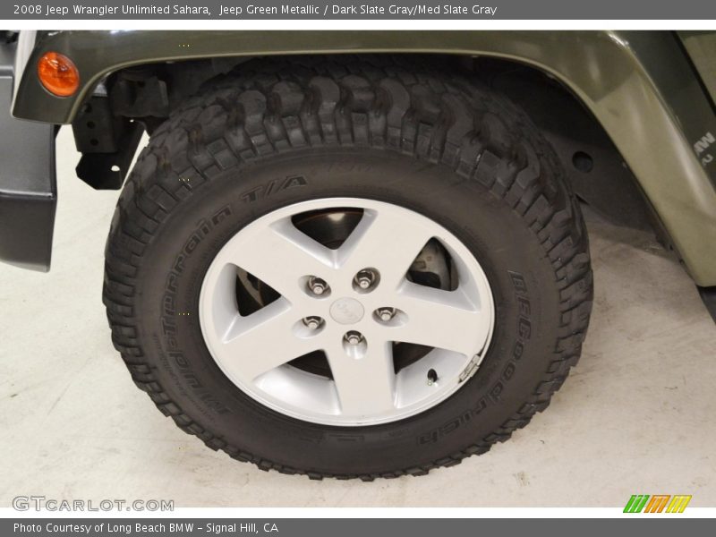 Jeep Green Metallic / Dark Slate Gray/Med Slate Gray 2008 Jeep Wrangler Unlimited Sahara