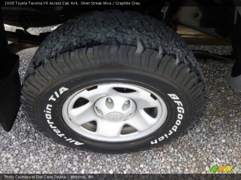 Silver Streak Mica / Graphite Gray 2008 Toyota Tacoma V6 Access Cab 4x4