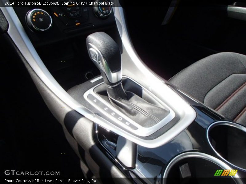 Sterling Gray / Charcoal Black 2014 Ford Fusion SE EcoBoost