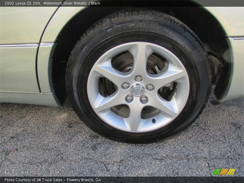 Millennium Silver Metallic / Black 2002 Lexus GS 300
