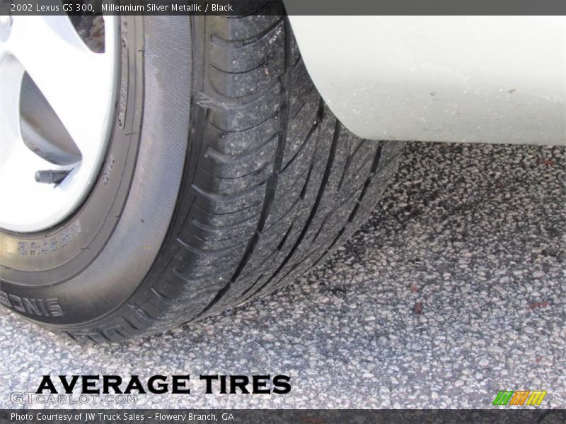 Millennium Silver Metallic / Black 2002 Lexus GS 300