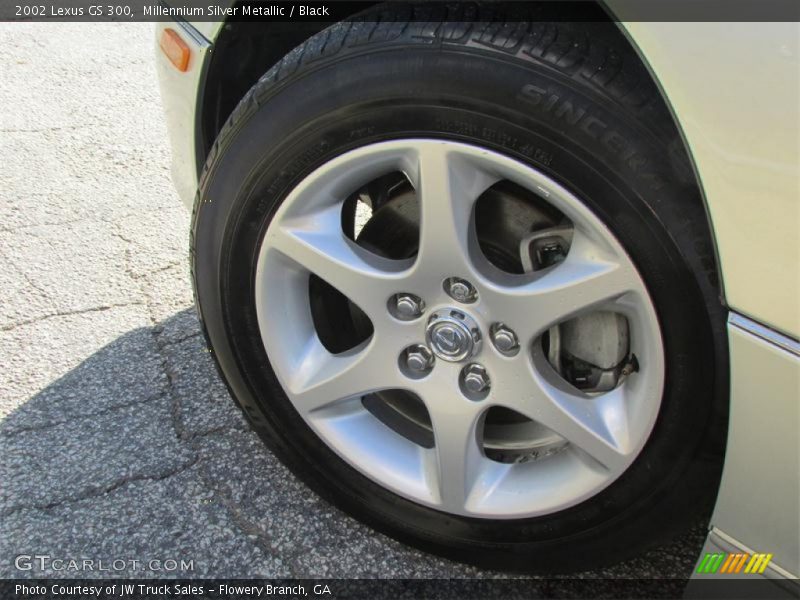 Millennium Silver Metallic / Black 2002 Lexus GS 300