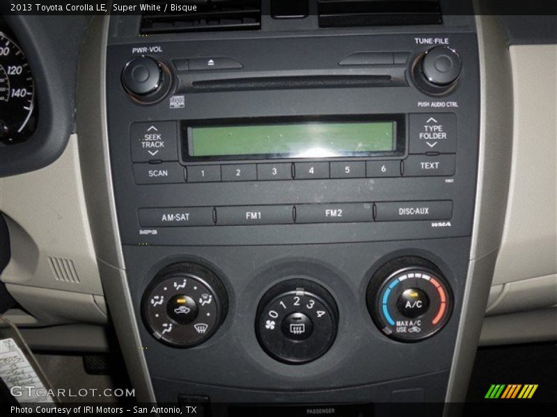 Super White / Bisque 2013 Toyota Corolla LE