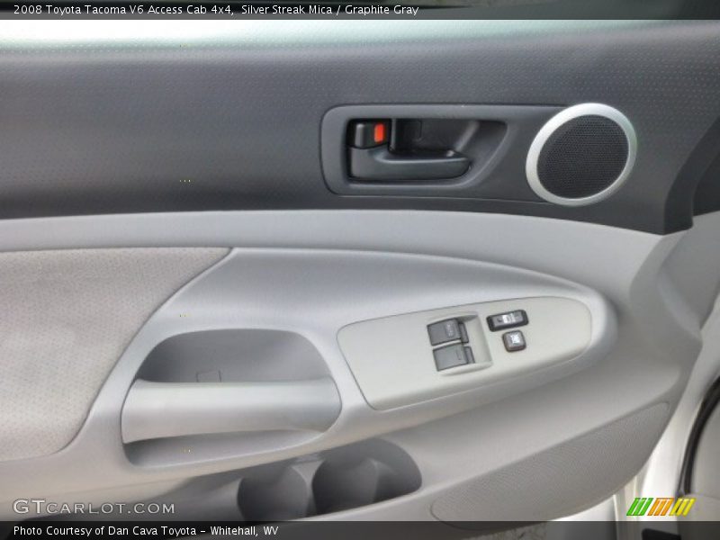 Silver Streak Mica / Graphite Gray 2008 Toyota Tacoma V6 Access Cab 4x4