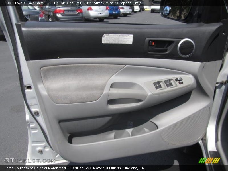 Silver Streak Mica / Graphite Gray 2007 Toyota Tacoma V6 SR5 Double Cab 4x4