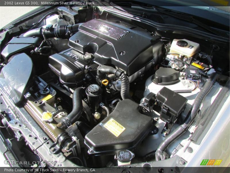 Millennium Silver Metallic / Black 2002 Lexus GS 300