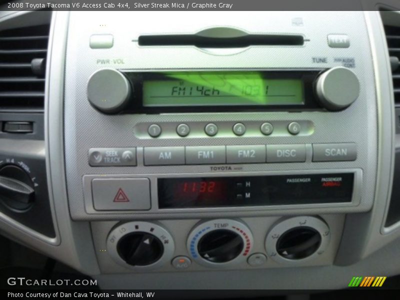 Silver Streak Mica / Graphite Gray 2008 Toyota Tacoma V6 Access Cab 4x4