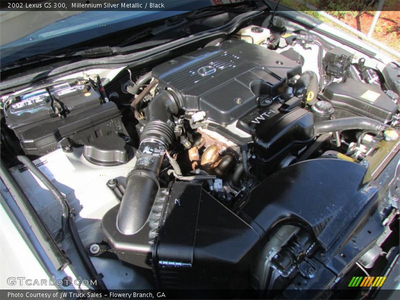 Millennium Silver Metallic / Black 2002 Lexus GS 300