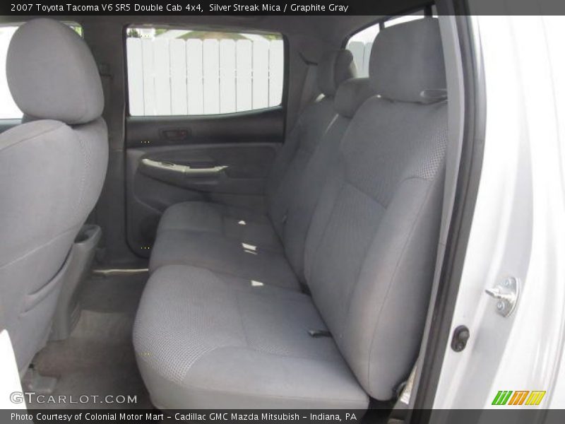 Silver Streak Mica / Graphite Gray 2007 Toyota Tacoma V6 SR5 Double Cab 4x4