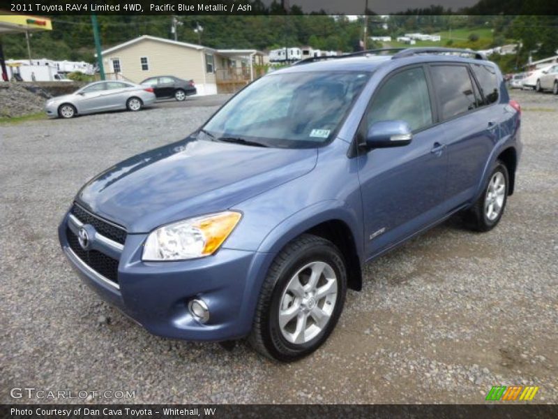 Pacific Blue Metallic / Ash 2011 Toyota RAV4 Limited 4WD