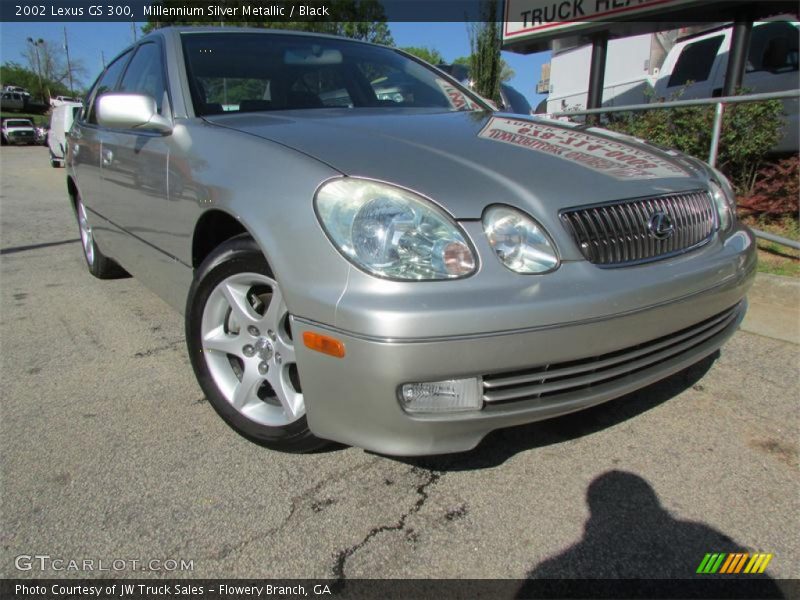 Millennium Silver Metallic / Black 2002 Lexus GS 300