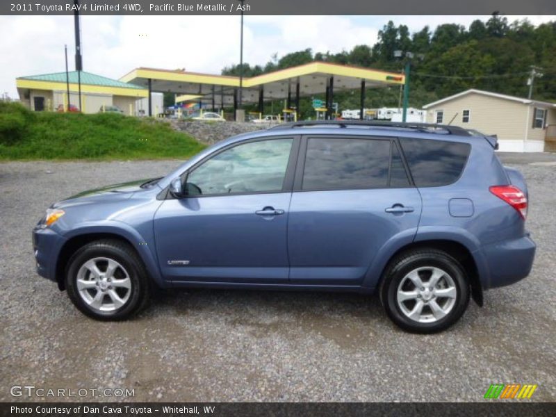 Pacific Blue Metallic / Ash 2011 Toyota RAV4 Limited 4WD