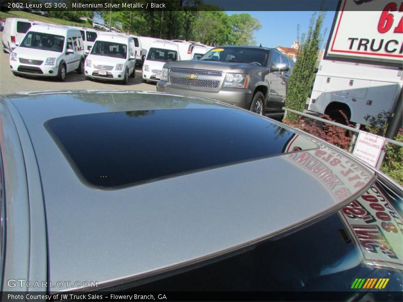 Millennium Silver Metallic / Black 2002 Lexus GS 300