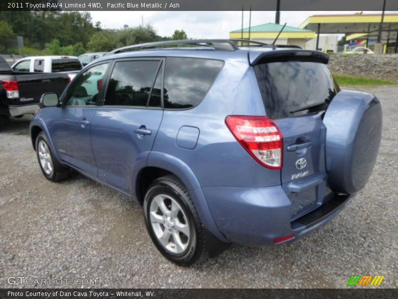 Pacific Blue Metallic / Ash 2011 Toyota RAV4 Limited 4WD
