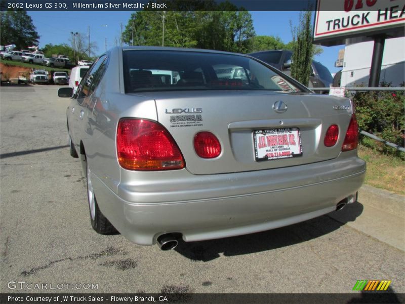 Millennium Silver Metallic / Black 2002 Lexus GS 300