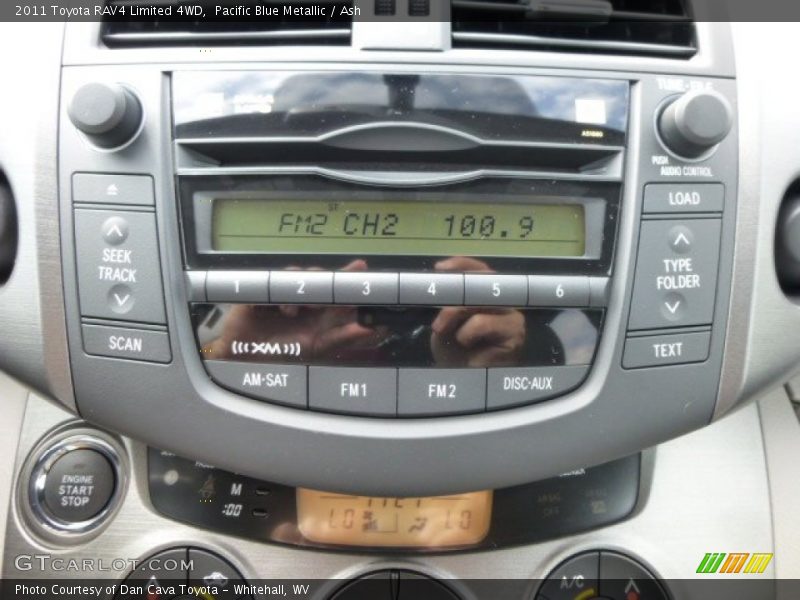 Pacific Blue Metallic / Ash 2011 Toyota RAV4 Limited 4WD