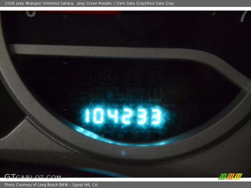 Jeep Green Metallic / Dark Slate Gray/Med Slate Gray 2008 Jeep Wrangler Unlimited Sahara