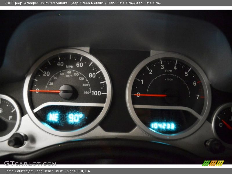 Jeep Green Metallic / Dark Slate Gray/Med Slate Gray 2008 Jeep Wrangler Unlimited Sahara