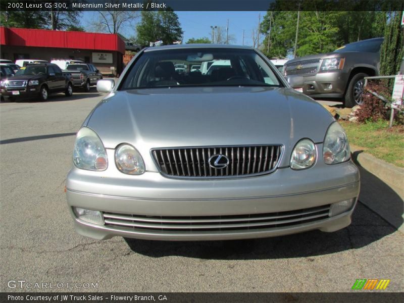 Millennium Silver Metallic / Black 2002 Lexus GS 300