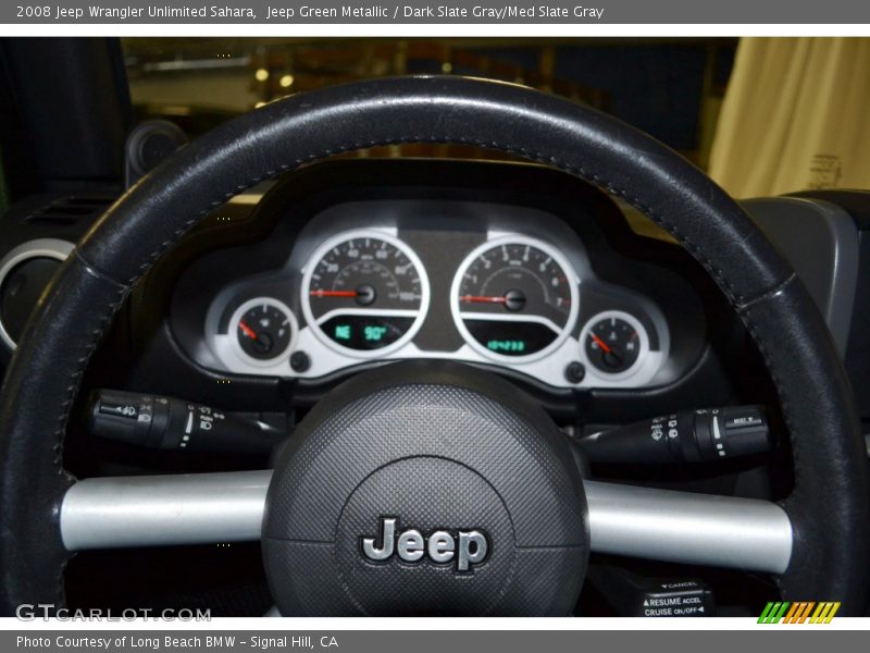 Jeep Green Metallic / Dark Slate Gray/Med Slate Gray 2008 Jeep Wrangler Unlimited Sahara