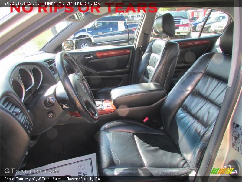 Millennium Silver Metallic / Black 2002 Lexus GS 300